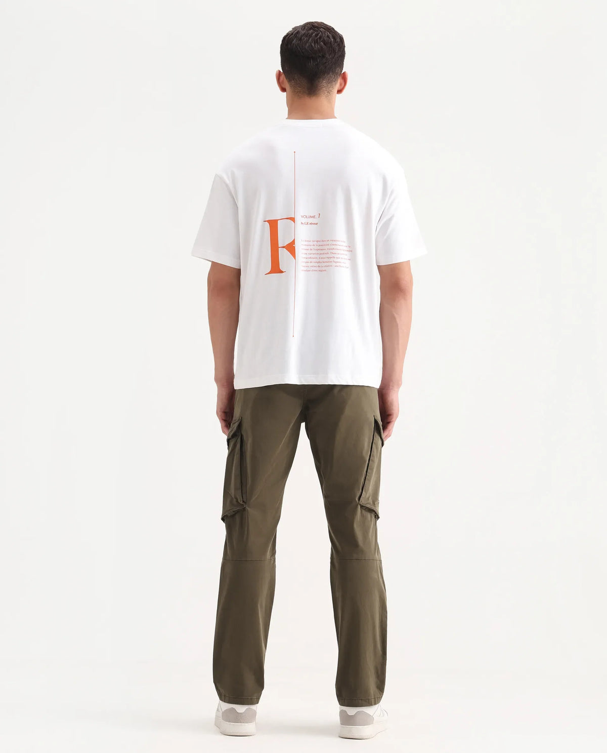 Rare Rabbit Men's Ceder-1 Olive Cotton Blend Plain Regular Fit Trouser