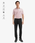 Rare Rabbit Men's Polyester Blend Plain Regular Fit Trouser