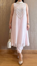 Pink Riviere Pearl Pastel Kurta with Pants