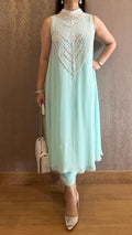 Mint Riviere Pearl Pastel Kurta with Pants