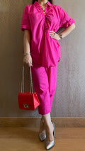Hot Pink Festive Co-ord Set