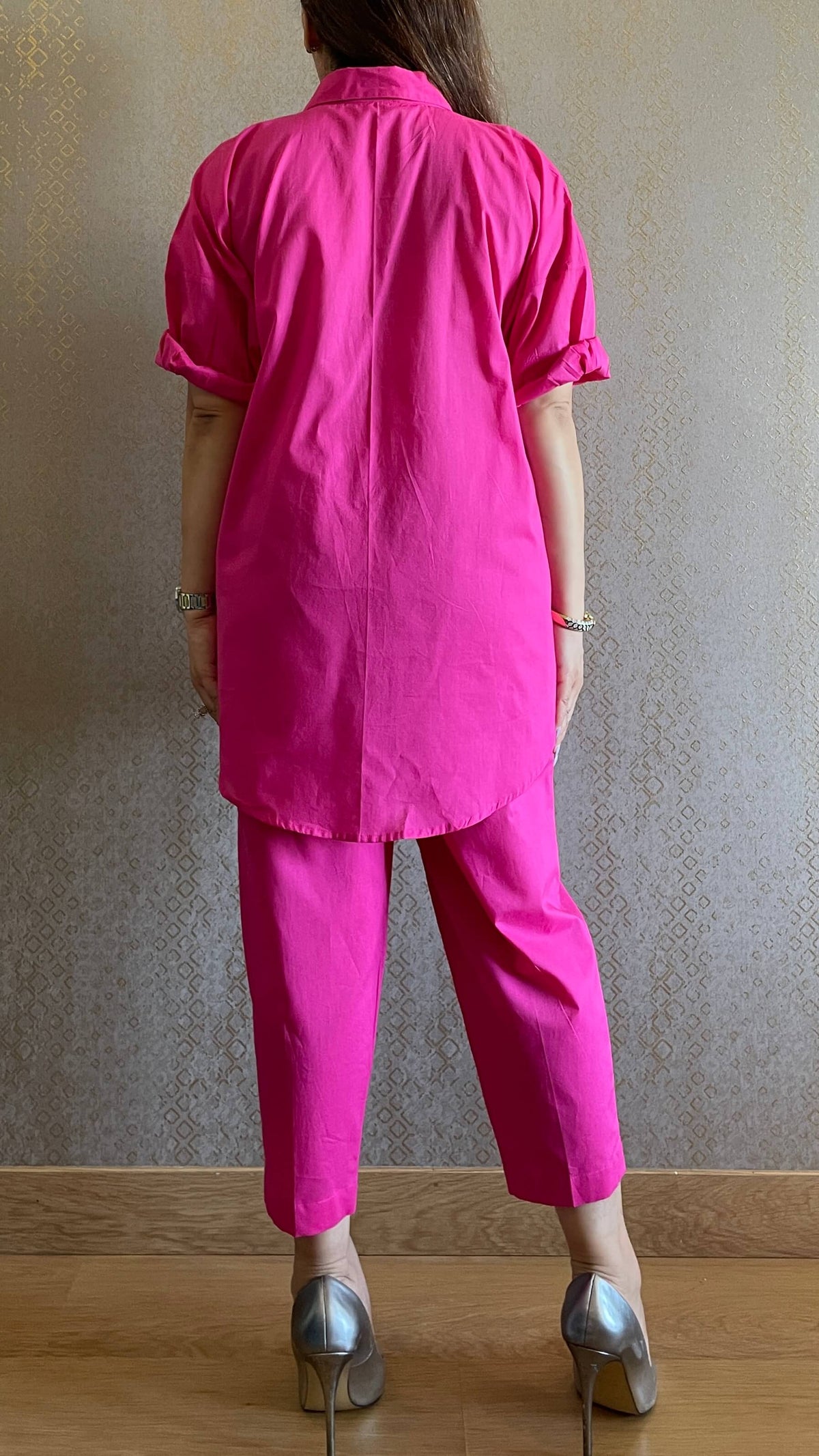 Hot Pink Festive Co-ord Set