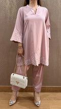 Pastel Pink Tara Cotton Co-ord Set