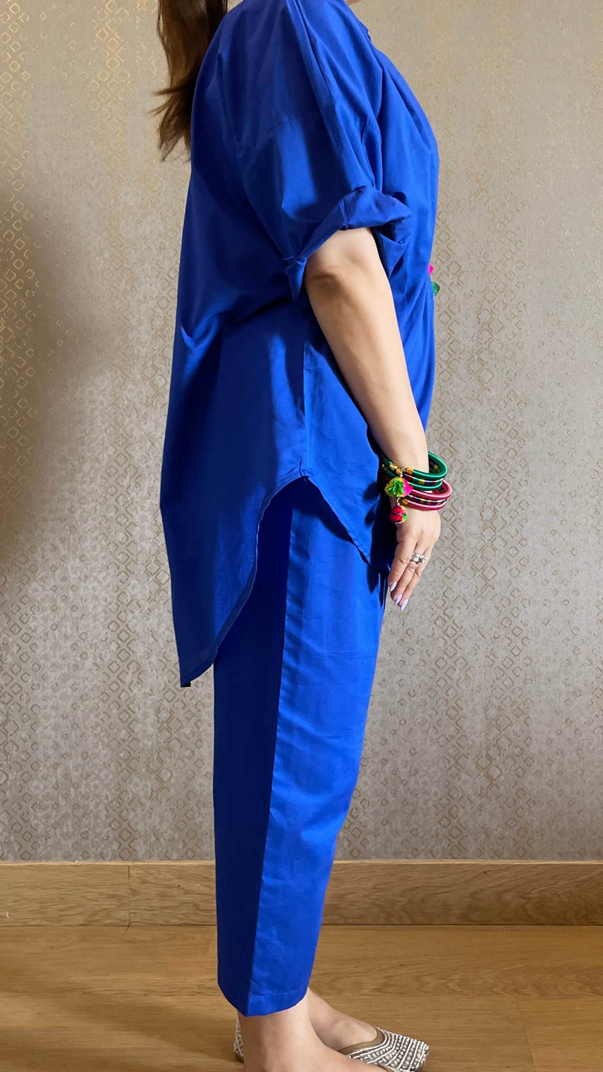 Royal Blue Festive Co-ord Set