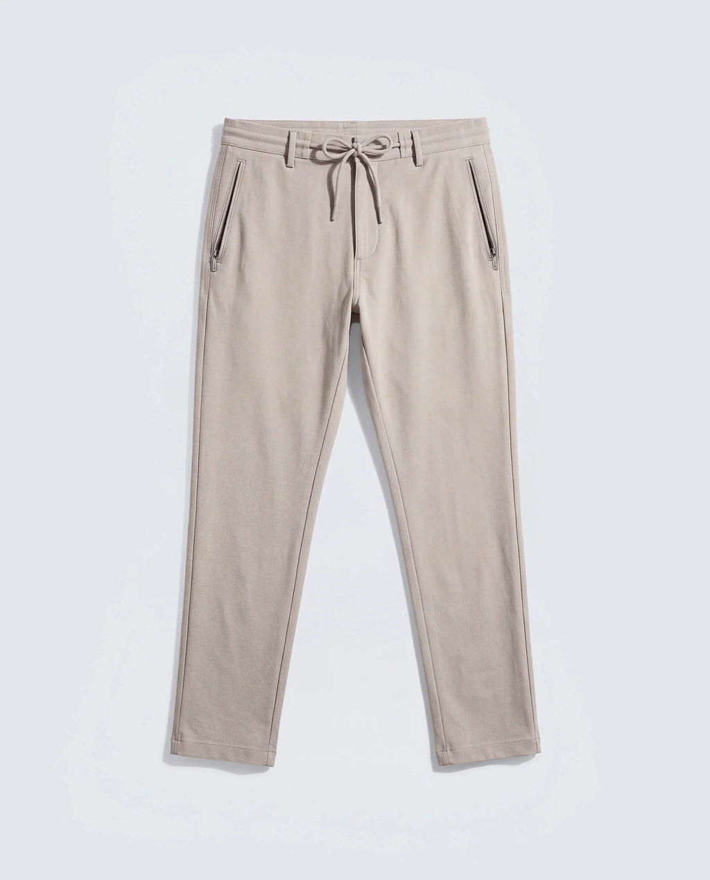 Rare Rabbit Men's Move-Ss26 Light Beige Polyester Blend Fabric Regular Fit Plain Trouser