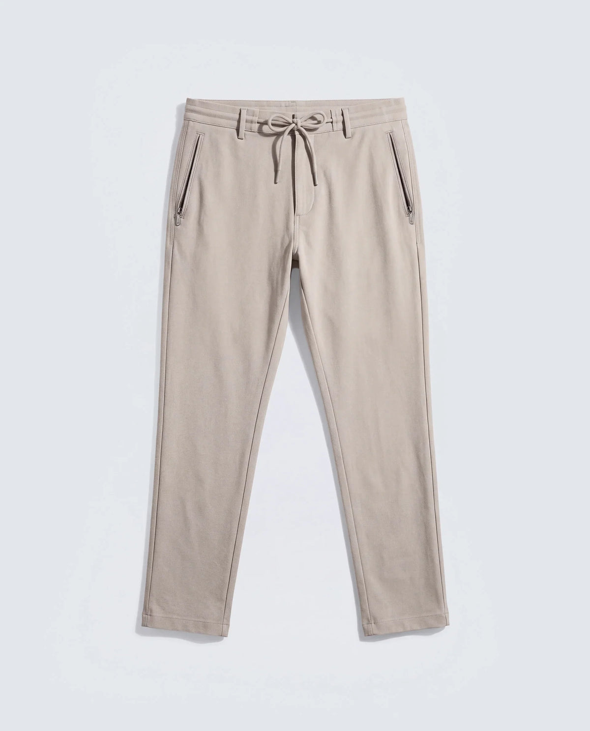 Rare Rabbit Men's Move-Ss26 Light Beige Polyester Blend Fabric Regular Fit Plain Trouser