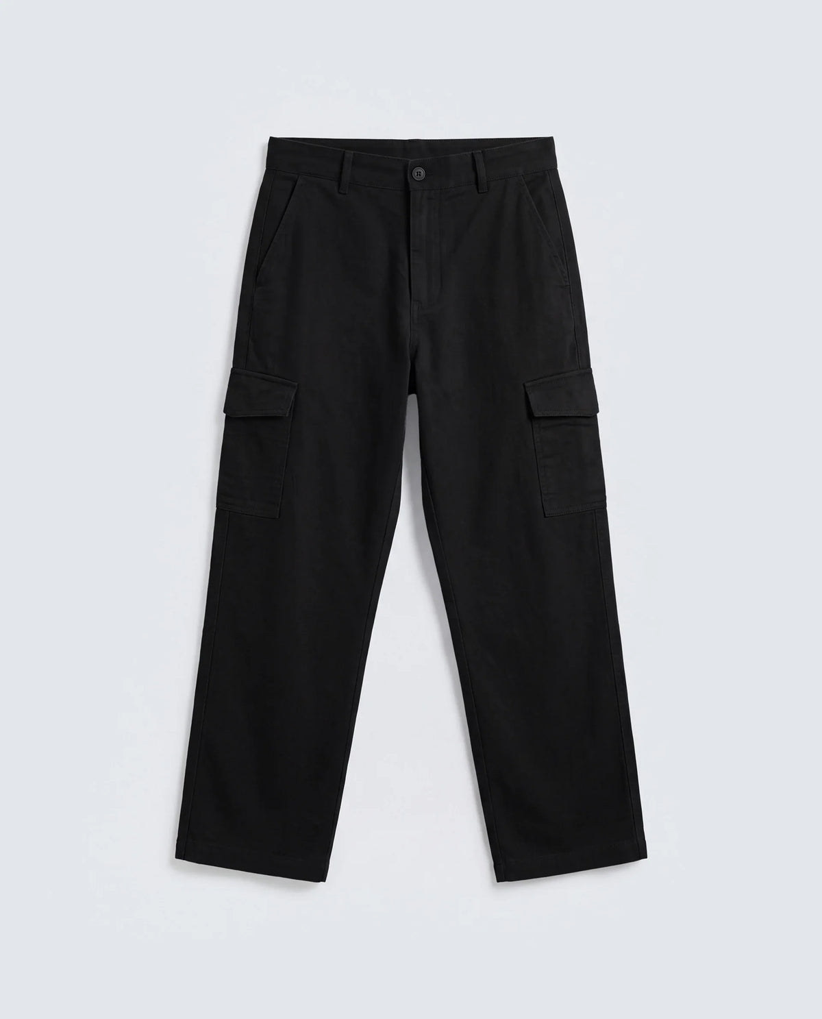 Rare Rabbit Men's Presso-Aw26 Black Cotton Fabric Regular Fit Plain Trouser