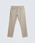 Rare Rabbit Men's Spoke-Ss26 Beige Cotton Blend Fabric Regular Fit Plain Trouser