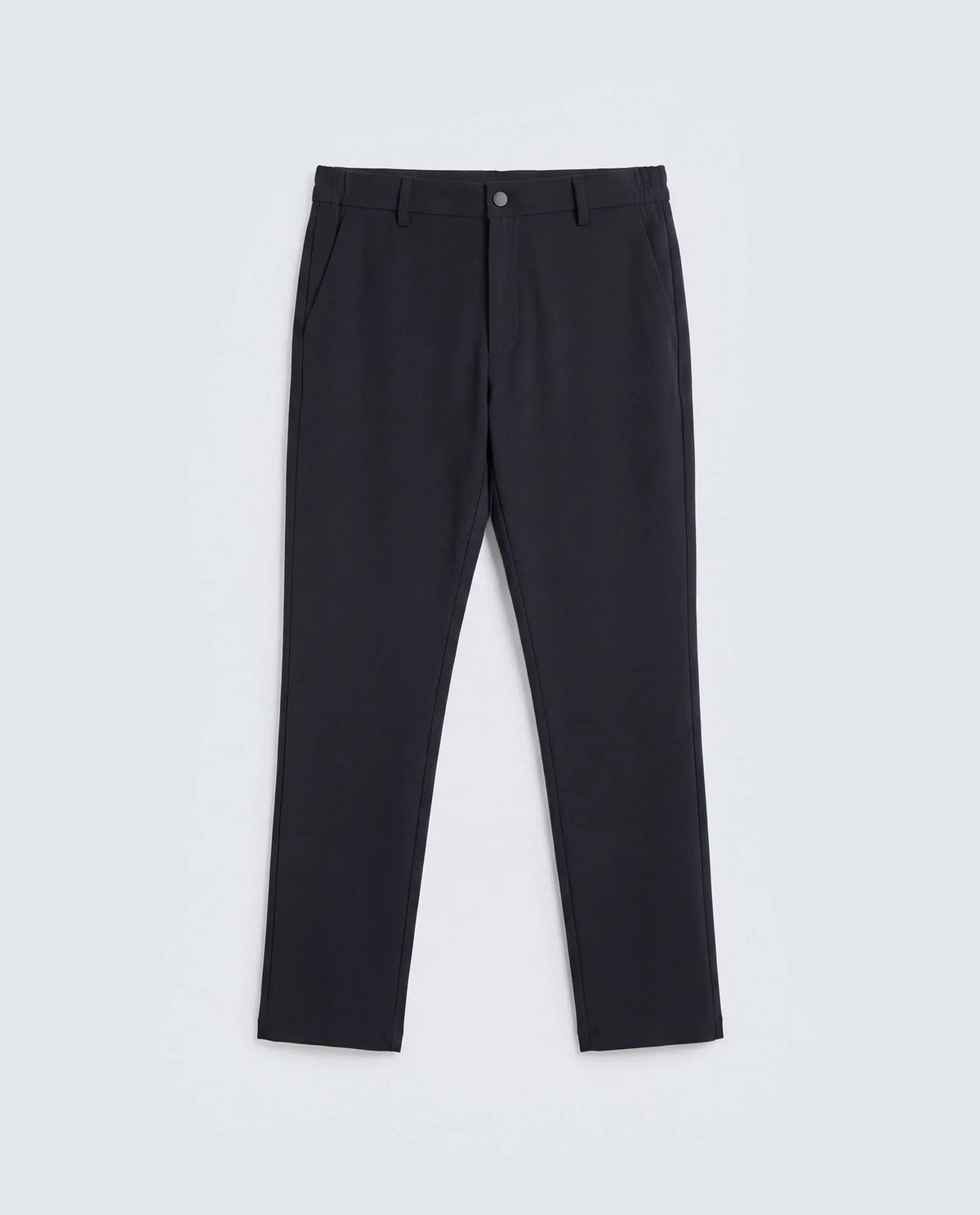 Rare Rabbit Men's Travel-Ss26 Navy Polyester Fabric Button And Zip Closure Closure Plain Trouser