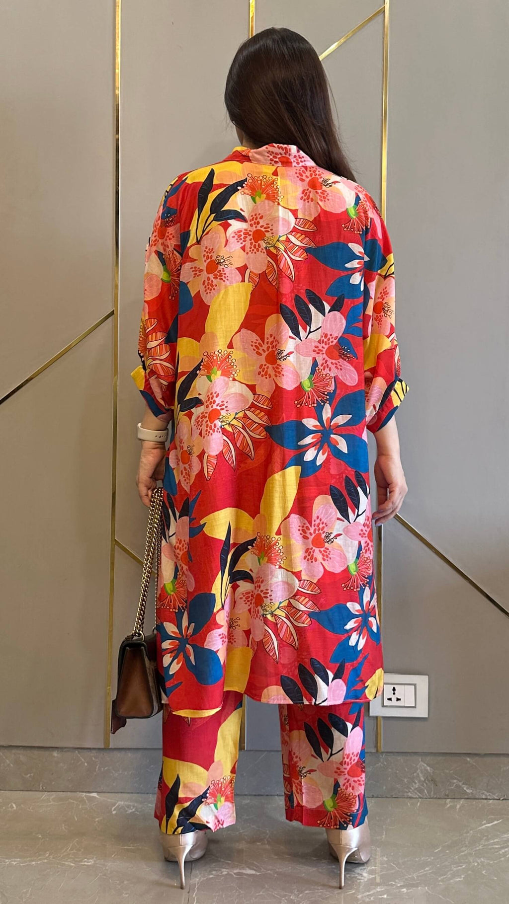 Marbella Red Printed Co-ord Set