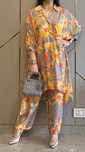 Marbella Grey Printed Co-ord Set