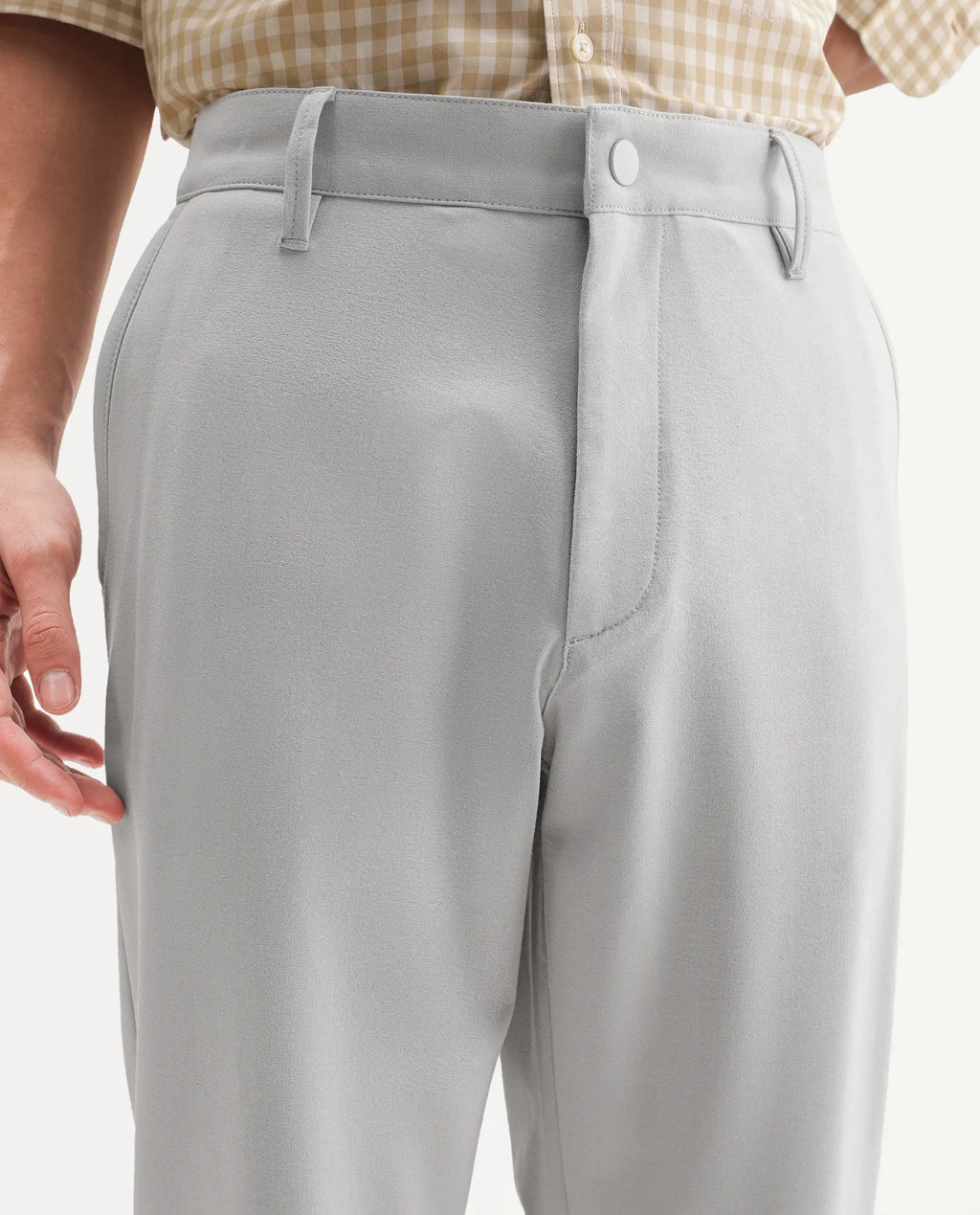 Rare Rabbit Men's Driver-Aw26 Pastel Blue Polyester Blend Fabric Regular Fit Plain Trouser