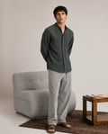 Rare Rabbit Men's Cort Light Grey Cotton Drawstring Regular Plain Trouser